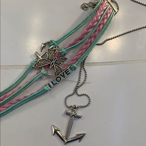 necklace and bracelet